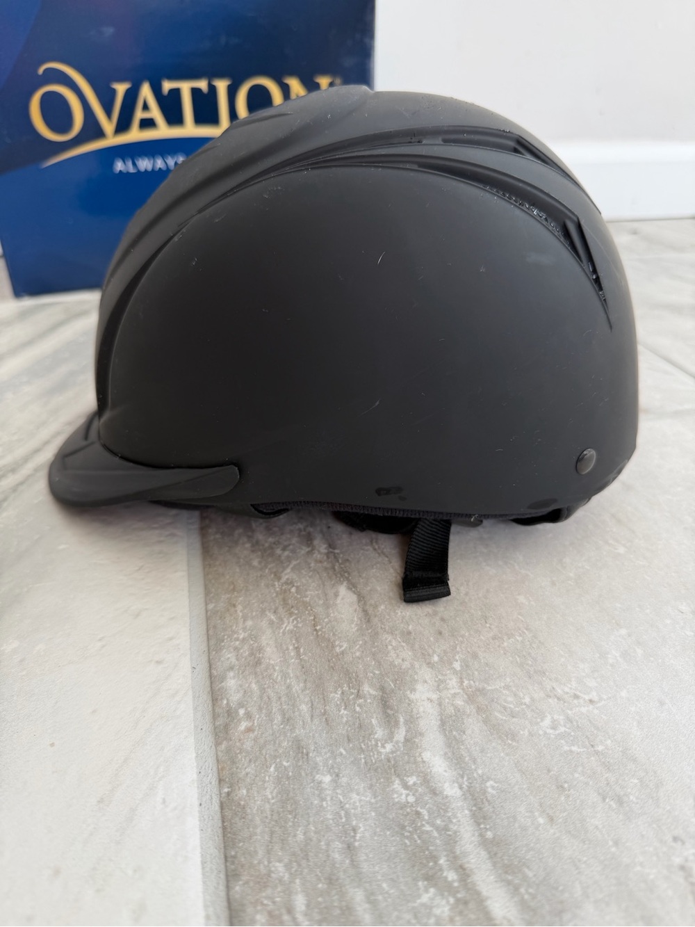 Ovation Kids Matte Black Equestrian Helmet